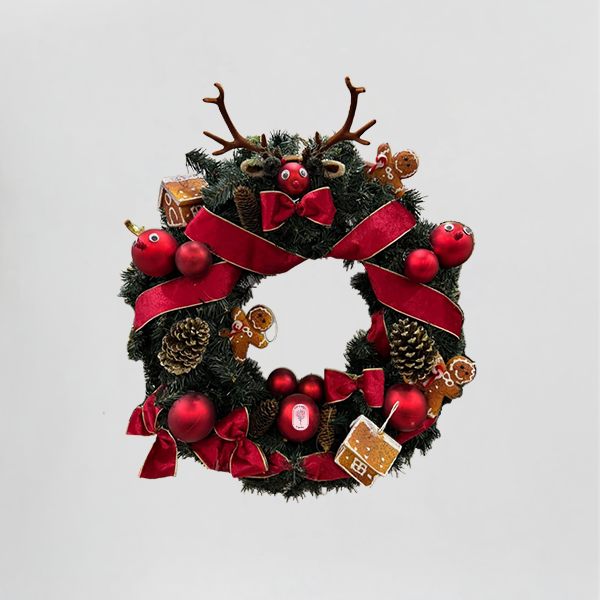 Reindeer Bliss Wreath