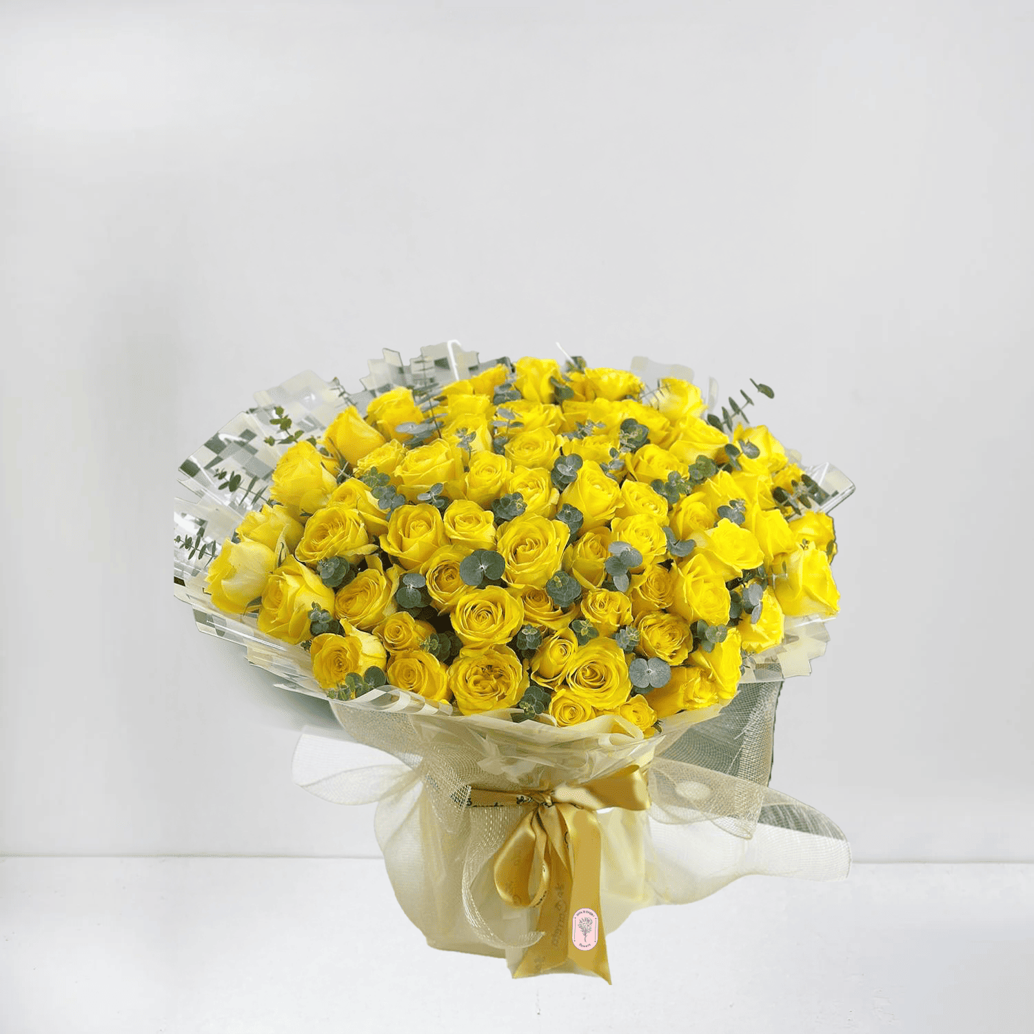 Golden Yellow Rose Explosion