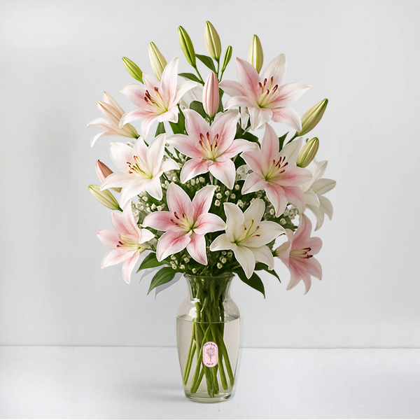 Blushing Lilies
